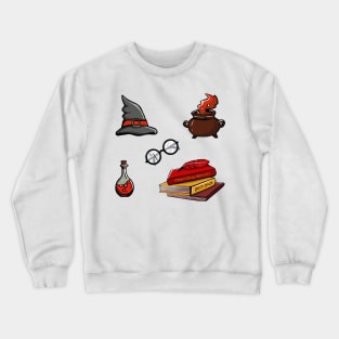 Cute magic & witchcraft elements Crewneck Sweatshirt